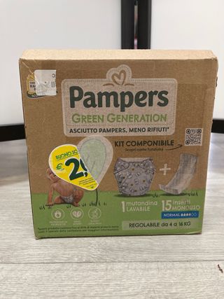 Pampers Green Generation Braguita + 15 insertos