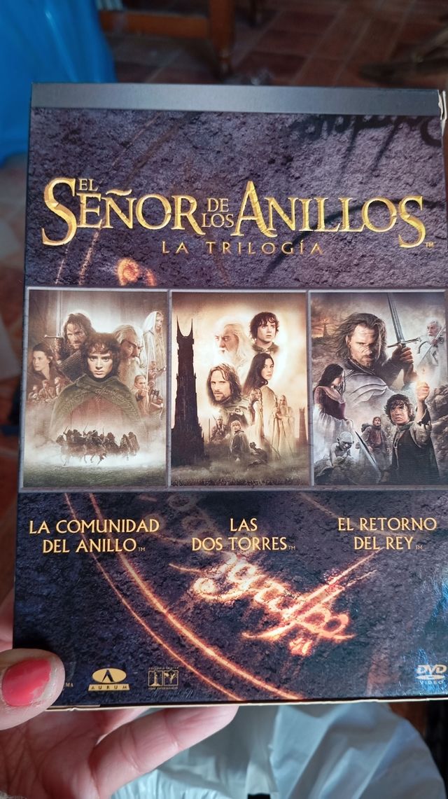 Caja 3 DVD el señor de los anillos