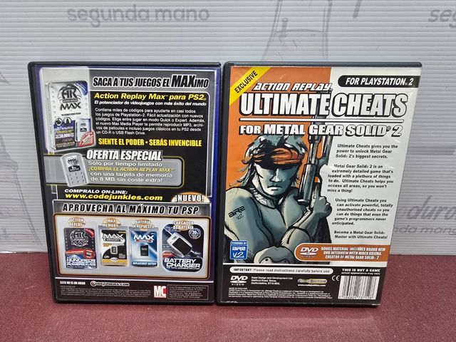 2DVDS - Ultimate Cheats Metal Gear 2 y trucos