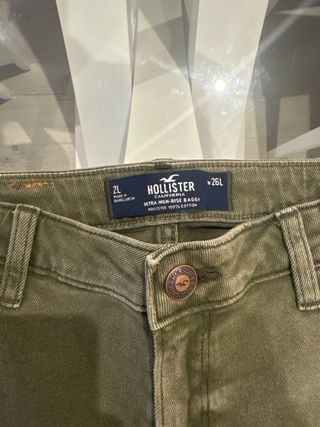 Hollister dad jeans tiro muy alto