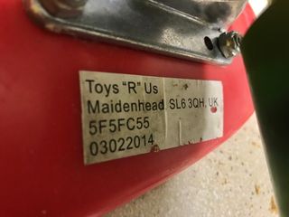 Monopatin retro rojo 54 cm