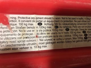 Monopatin retro rojo 54 cm