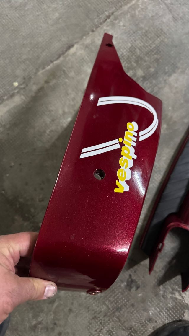 Conjunto chapas cubredeposito Vespino F9