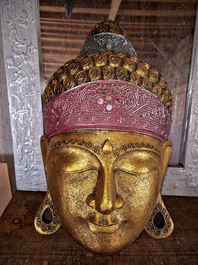 Mascara de Buda para colgar