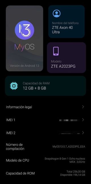 ZTE Axon 40 Ultra 12GB, 256GB