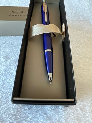 Boligrafo Parker azul 