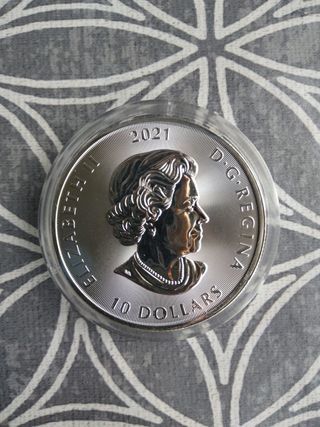 Moneda 2 Oz Hombre Lobo Canadá 2021