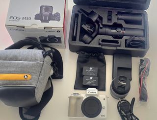 CanonM50+Gimbal ZhiYun cranem2 NEW