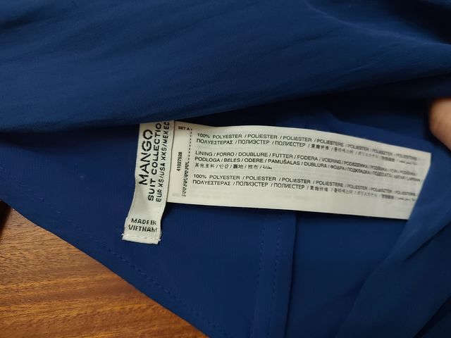 Camiseta azul tirantes