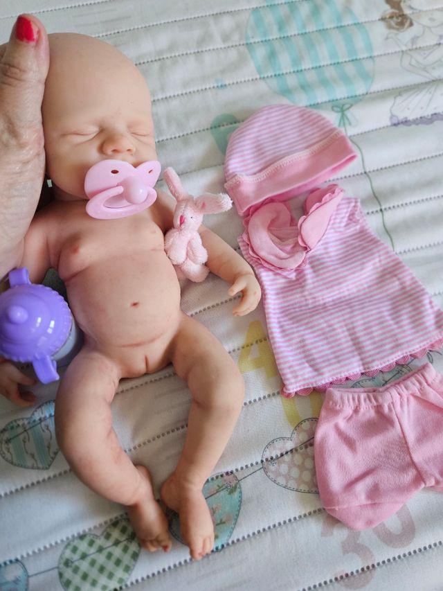 Mini Bebe BebÃ©s De Silicona Fotos Doll Bebes Reborn NiÃ±os De