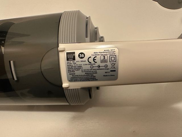 Aspirapolvere portatile a batteria Easy Home