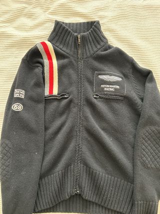 Chaqueta de lana coleccionista aston martin vintax