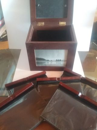 Archivador de fotos en madera