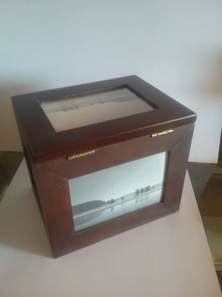 Archivador de fotos en madera