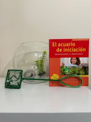 acuario Pecera redonda libro iniciacion