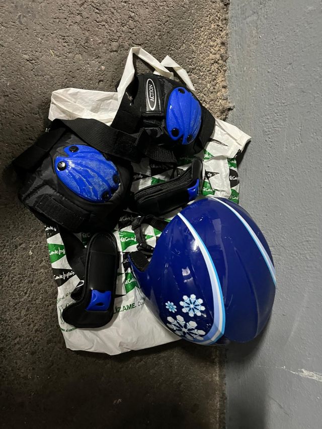 Casco y protecciones