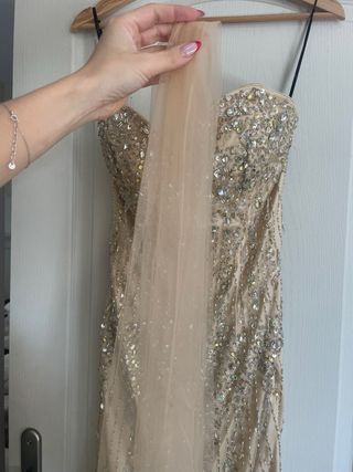 Traje de gala pedreria