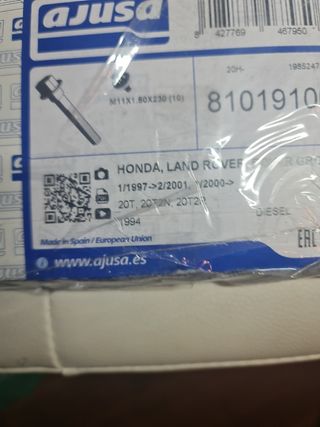 Tornillos De Culata ajusa . Honda, Land Rover