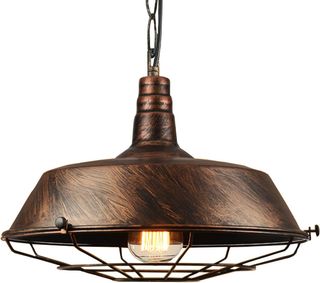 Lámparas de techo estilo industrial (negro/bronce)