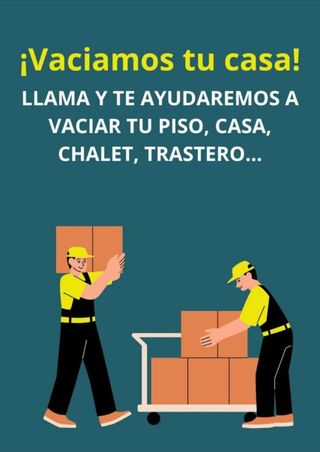 Vacío casas, pisos, alquerías, chalets, trasteros