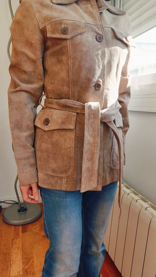 Chaqueta de piel para mujer talla 36 (pequeña)