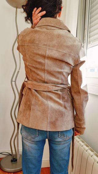 Chaqueta de piel para mujer talla 36 (pequeña)