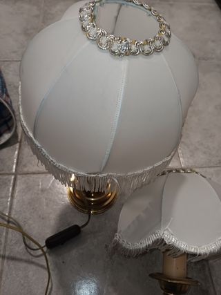 Lámparas vintage laton