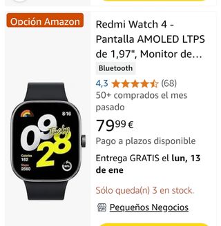 Reloj redmi whach 4