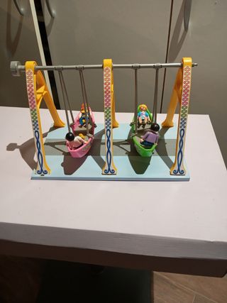 Columpios Playmobil con 4 niños 