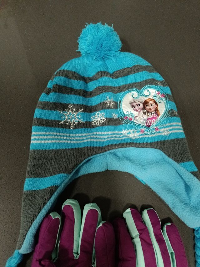 Guanti e cappello da neve 3-6 anni