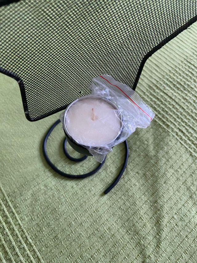 Porta candela stella