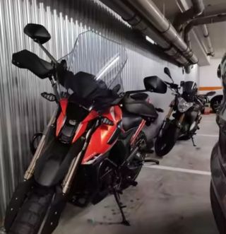 Pantalla cúpula para motos