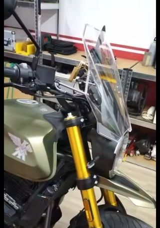 Pantalla cúpula para motos