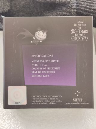 Moneda plata Pesadilla 1oz 2023