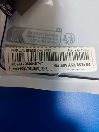 Carcasa movil :  Valida para Samsung Galaxy A 52 S