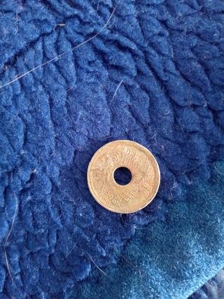 25 pesetas moneda