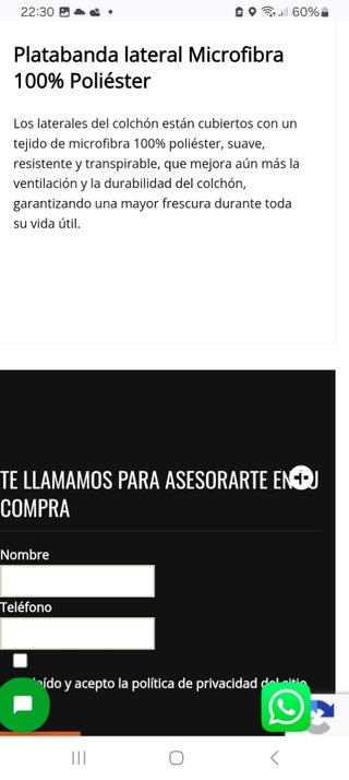 Colchon visco nuevo