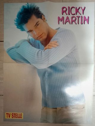 Ricky Martin - poster grandi anni 90