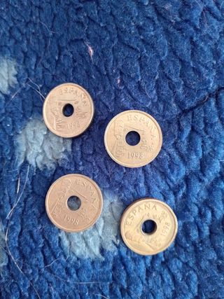 25 pesetas 1998