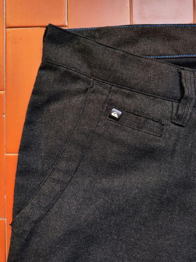 Quiksilver pantalone stright fit taglia 34 grigio