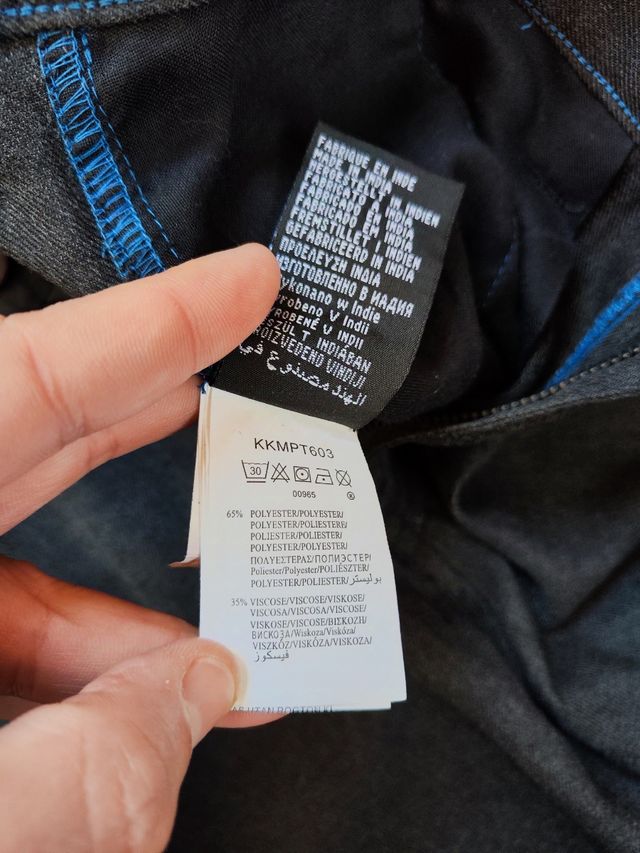 Quiksilver pantalone stright fit taglia 34 grigio