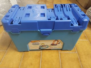 Pista Hot-Wheels,valigetta Track Builder