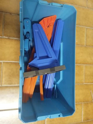 Pista Hot-Wheels,valigetta Track Builder