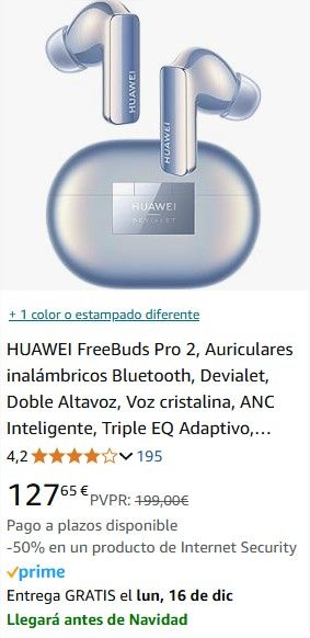 Auriculares Huawei Freebuds Pro 2 como nuevos!!!!