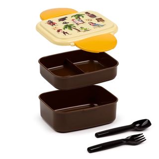 Porta pranzo bento con posate Jolly Roger Puckator