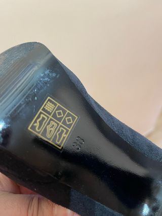 Zapato vestir negro ante Talla38 Marca DOSPIES