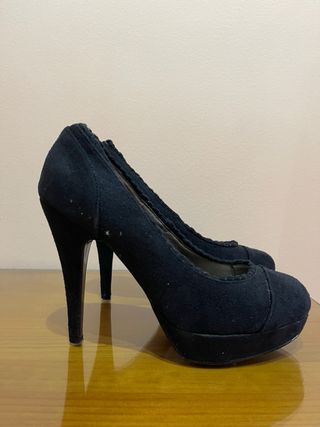 Zapato vestir negro ante Talla38 Marca DOSPIES