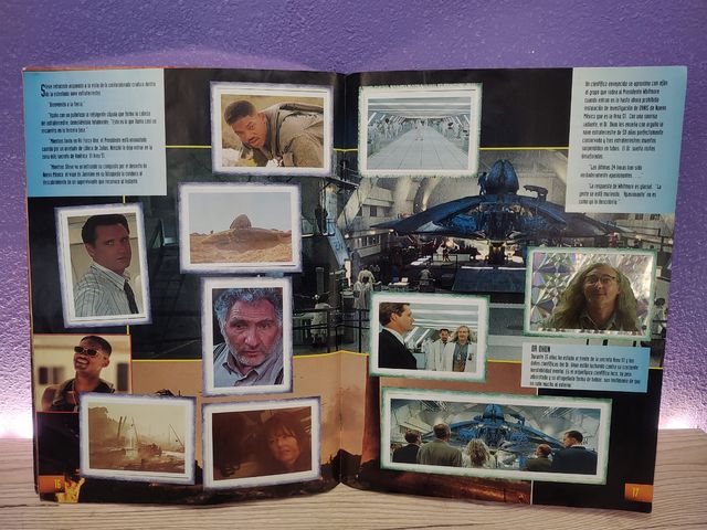 Independence day album cromos completo.