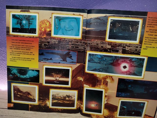 Independence day album cromos completo.