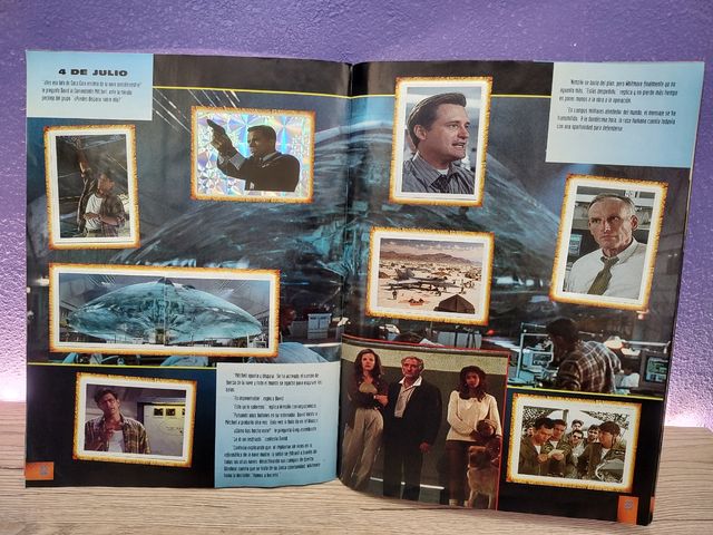 Independence day album cromos completo.